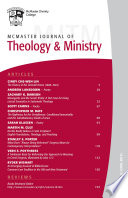 McMaster Journal of Theology and Ministry: Volume 18, 2016-2017