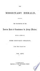 The Missionary Herald Book