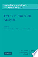 Trends in Stochastic Analysis Book