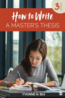 How to write a master&#039;s thesis