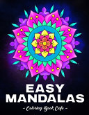 Easy Mandalas Coloring Book