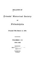 Bulletin of the Friends Historical Association