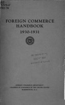 Foreign Commerce Handbook