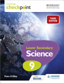 Cambridge Checkpoint Lower Secondary Science Student s Book 9 Book
