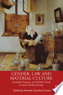 Gender  Law and Material Culture Book