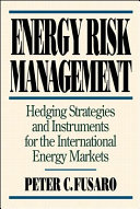 Energy Risk Management Book