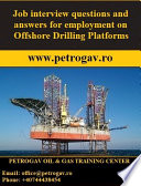 Job interview questions and answers for employment on Offshore Drilling Platforms Book
