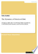 The Dynamics of Firm-Level Risk PDF Book By Felix Zeidler
