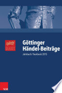 Göttinger Händel-Beiträge, Band 16