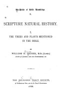 Scripture Natural History