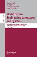 Model Driven Engineering Languages and Systems