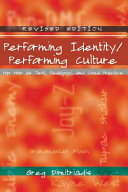 Performing Identity performing Culture