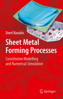 Sheet Metal Forming Processes Pdf/ePub eBook
