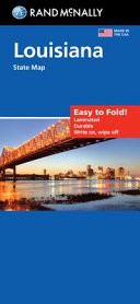 Rand McNally Easy to Fold  Louisiana State Laminated Map Book PDF