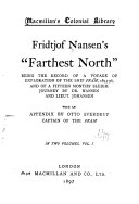 Fridtjof Nansen s  Farthest North  