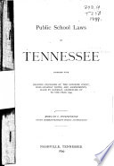 Public School Laws of Tennessee Book