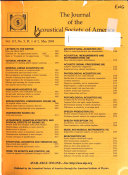 The Journal of the Acoustical Society of America