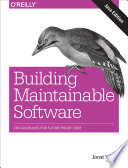 Building Maintainable Software  Java Edition Book