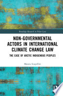 Non Governmental Actors in International Climate Change Law
