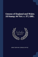 Census of England and Wales   43   44 Vict  C  37   1881  