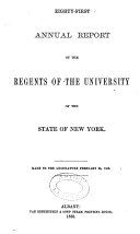 Annual Report of the Regents
