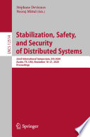 Stabilization  Safety  and Security of Distributed Systems Book