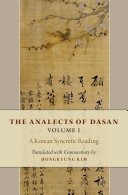 The Analects of Dasan, Volume I