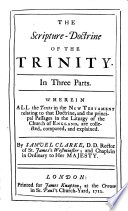 The Scripture-doctrine of the Trinity