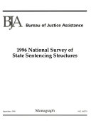 1996 national survey of state sentencing structures