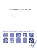 Islam in Middle East and North Africa  Oxford Bibliographies Online Research Guide