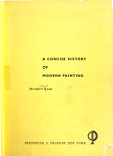 A Concise History of Modern Painting Book