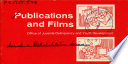 Publications and Films, Office of Juvenile Delinquency and Youth Development