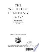 The world of learning 1976-77