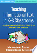 Teaching Informational Text in K 3 Classrooms