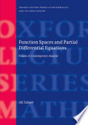 Function Spaces and Partial Differential Equations