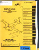 Technical Manual, Operator's Manual for Army RU-21A and RU-21D Aircraft