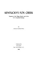 Kentucky's Fox Creek