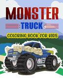 Monster Truck Coloring Book For Kids 