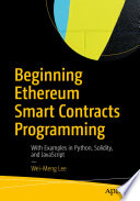 Beginning Ethereum Smart Contracts Programming Book