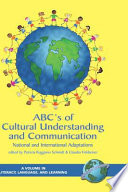 ABC s of Cultural Understanding and Communication