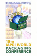 Eighteenth IAPRI World Packaging Conference