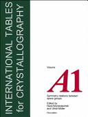 International Tables for Crystallography, Volume A1: Symmetry Relations Between Space Groups