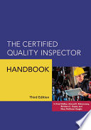 The Certified Quality Inspector Handbook Book