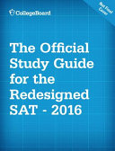 Official SAT Study Guide with DVD  2016 Edition 