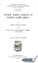 Cenozoic Mammal Horizons of Western North America Book