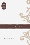 T. S. Eliot Books, T. S. Eliot poetry book
