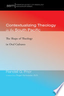 Contextualizing Theology in the South Pacific Book PDF