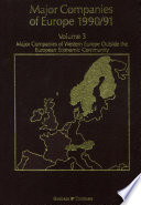 Major Companies of Europe 1990/91 Volume 3