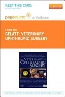 Veterinary Ophthalmic Surgery Pageburst E book on Vitalsource