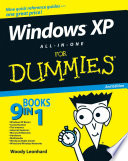 Windows XP All in One Desk Reference For Dummies Book PDF